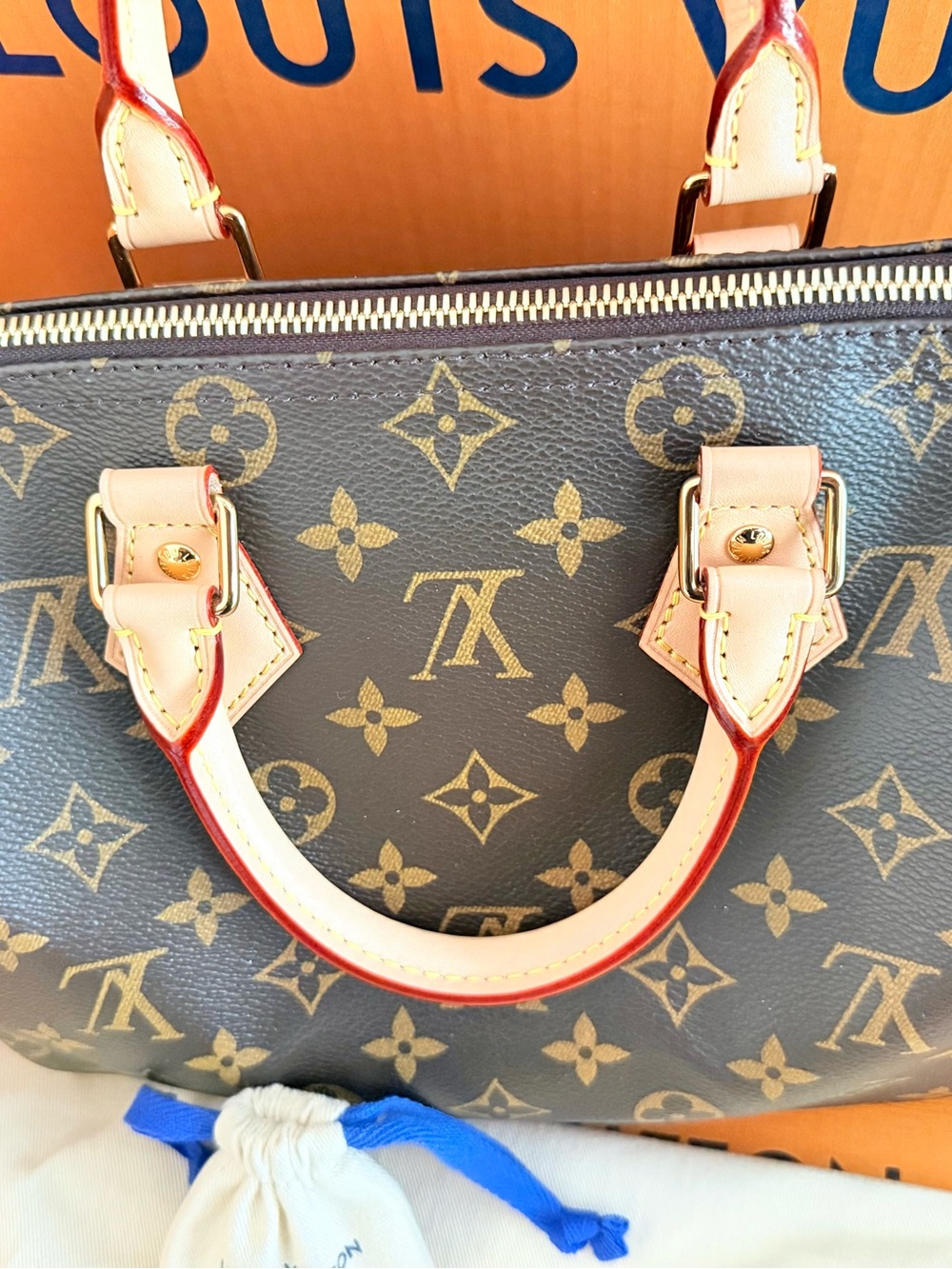 Louis Vuitton Brown Monogram- Speedy Bandoulière 25 - Picture 4 of 9